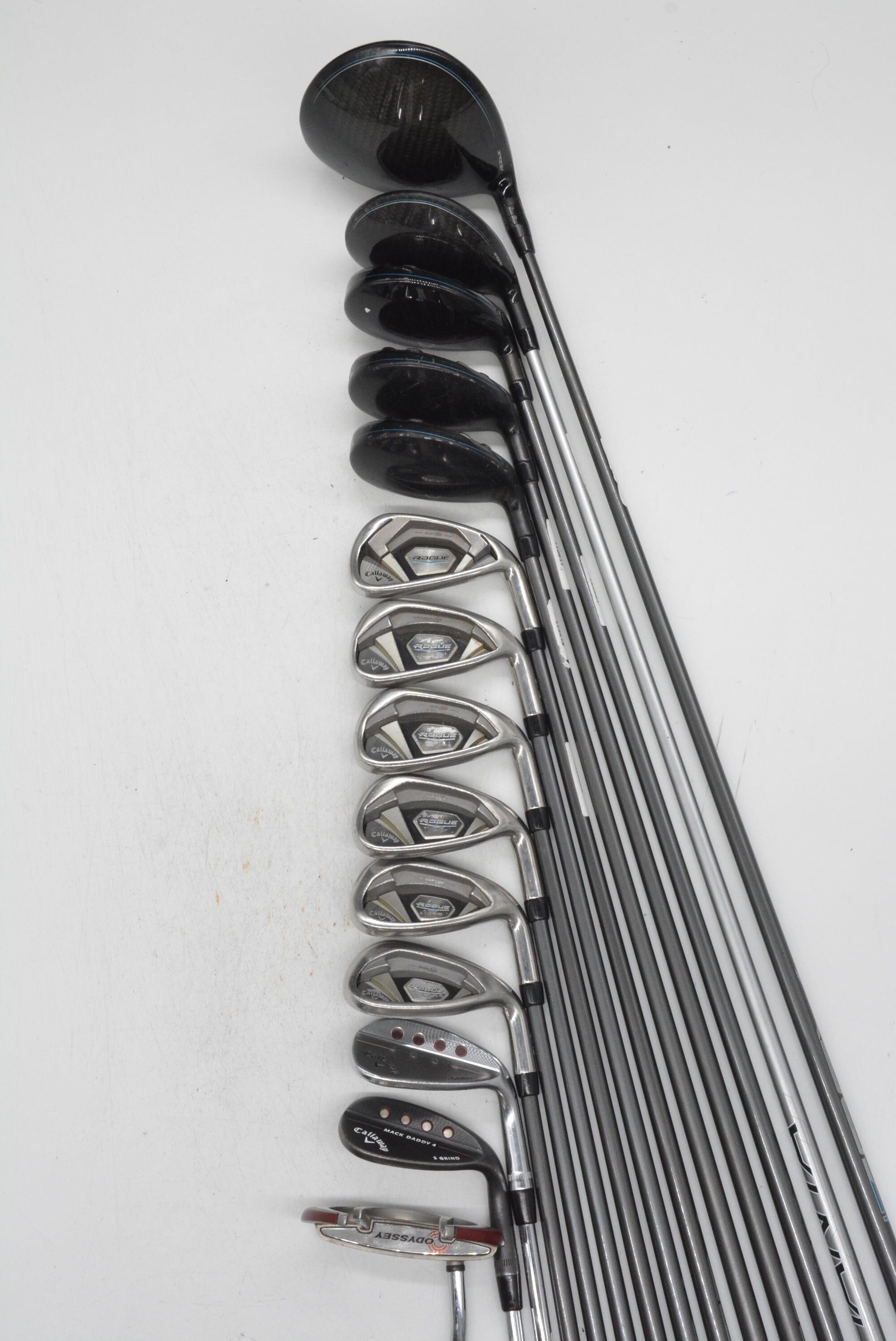 Callaway Rogue X Mixed Full Set R Flex -0.5" Golf Clubs GolfRoots 