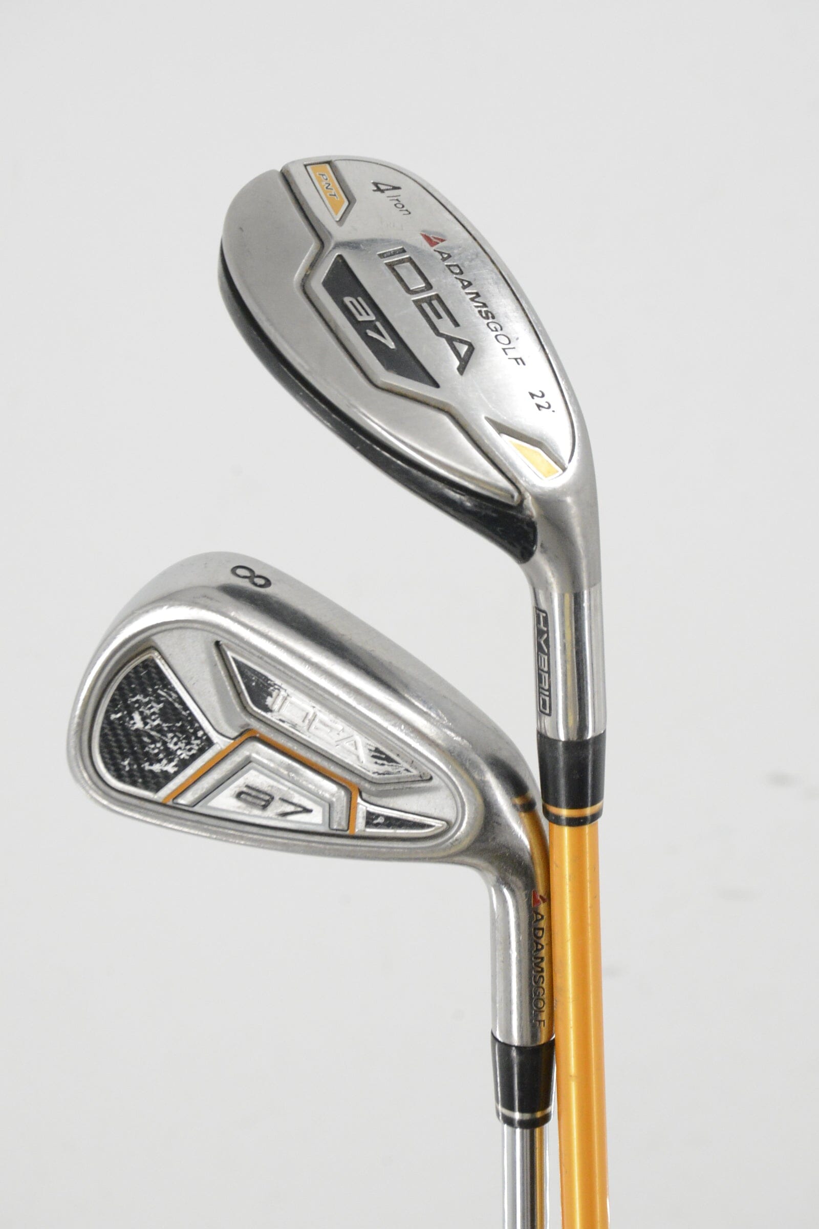 Adams Idea A7 3H-4H, 6-9 Iron Set S Flex +0.25" Golf Clubs GolfRoots 