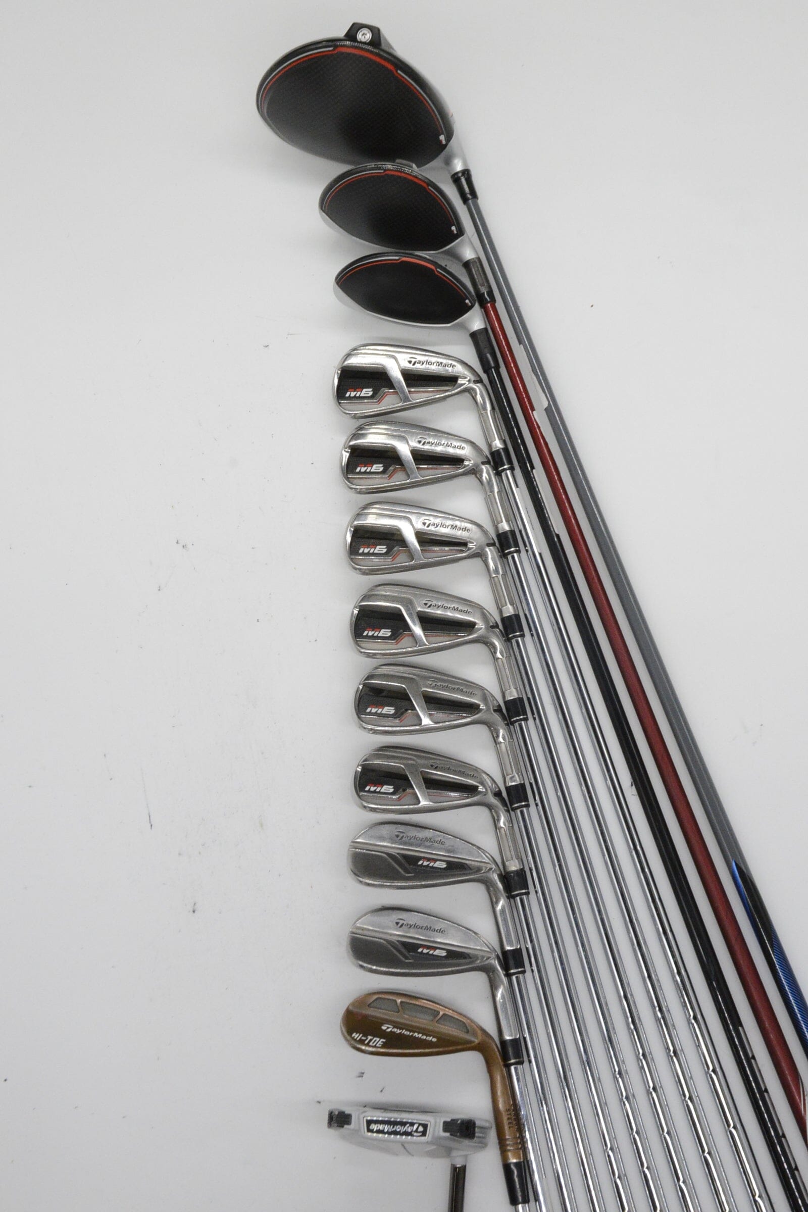 TaylorMade M6 Mixed Full Set R Flex +0.25" Golf Clubs GolfRoots 
