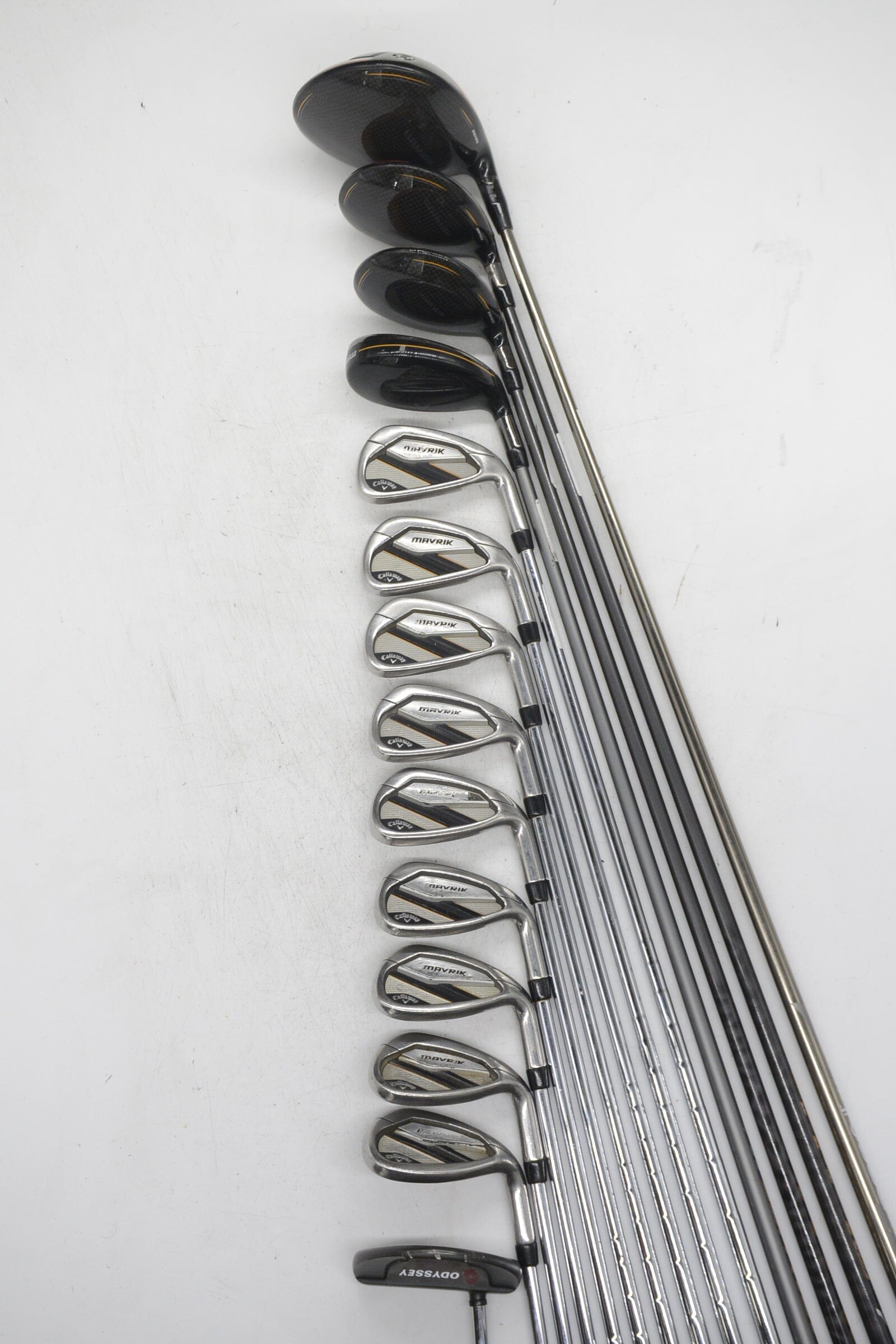 Callaway Mavrik Mixed Full Set R Flex -0.25" Golf Clubs GolfRoots 