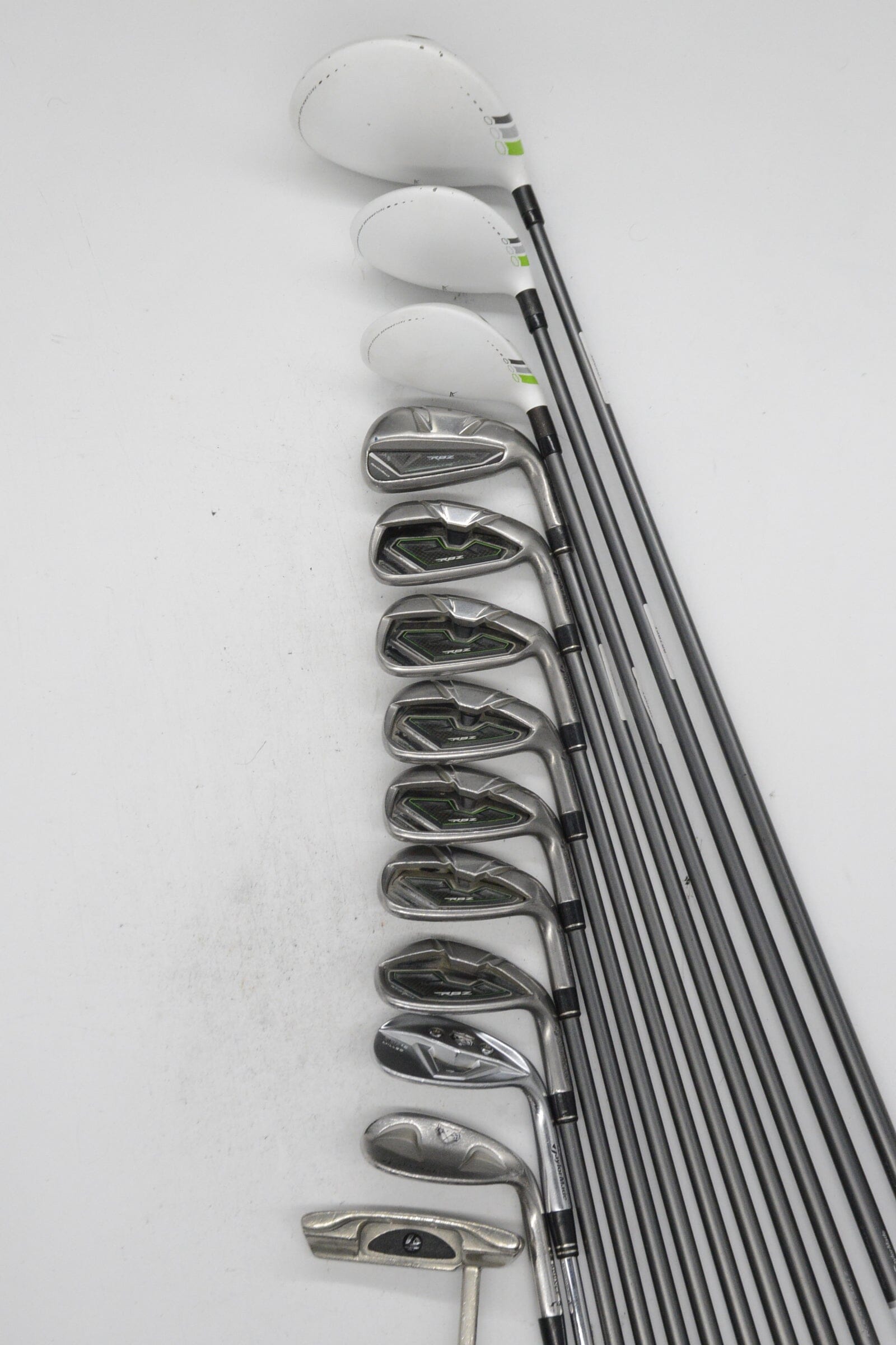 TaylorMade Rocketballz Mixed Full Set R Flex -0.25" Golf Clubs GolfRoots 