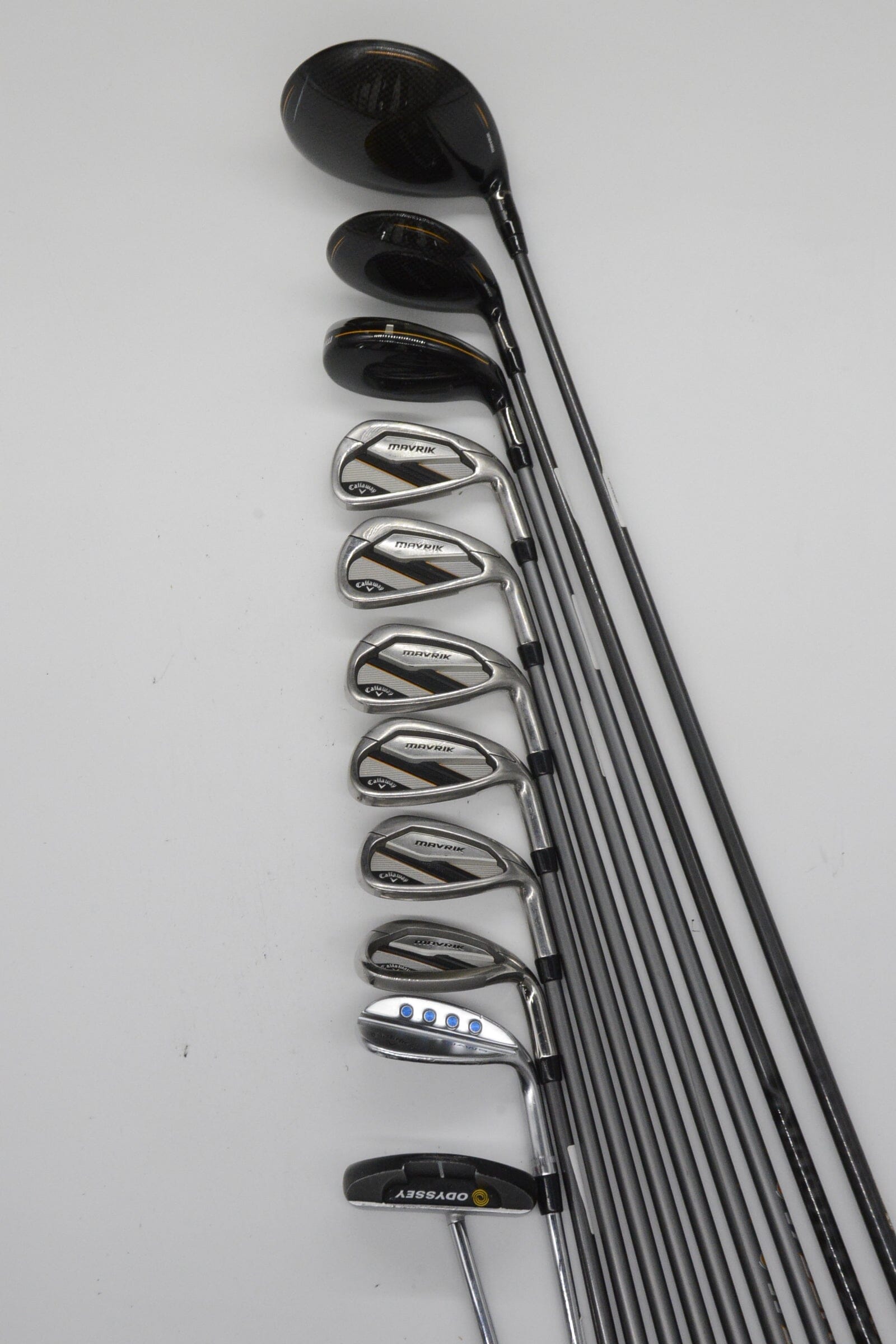 Callaway Mavrik Mixed Full Set R Flex -0.5" Golf Clubs GolfRoots 