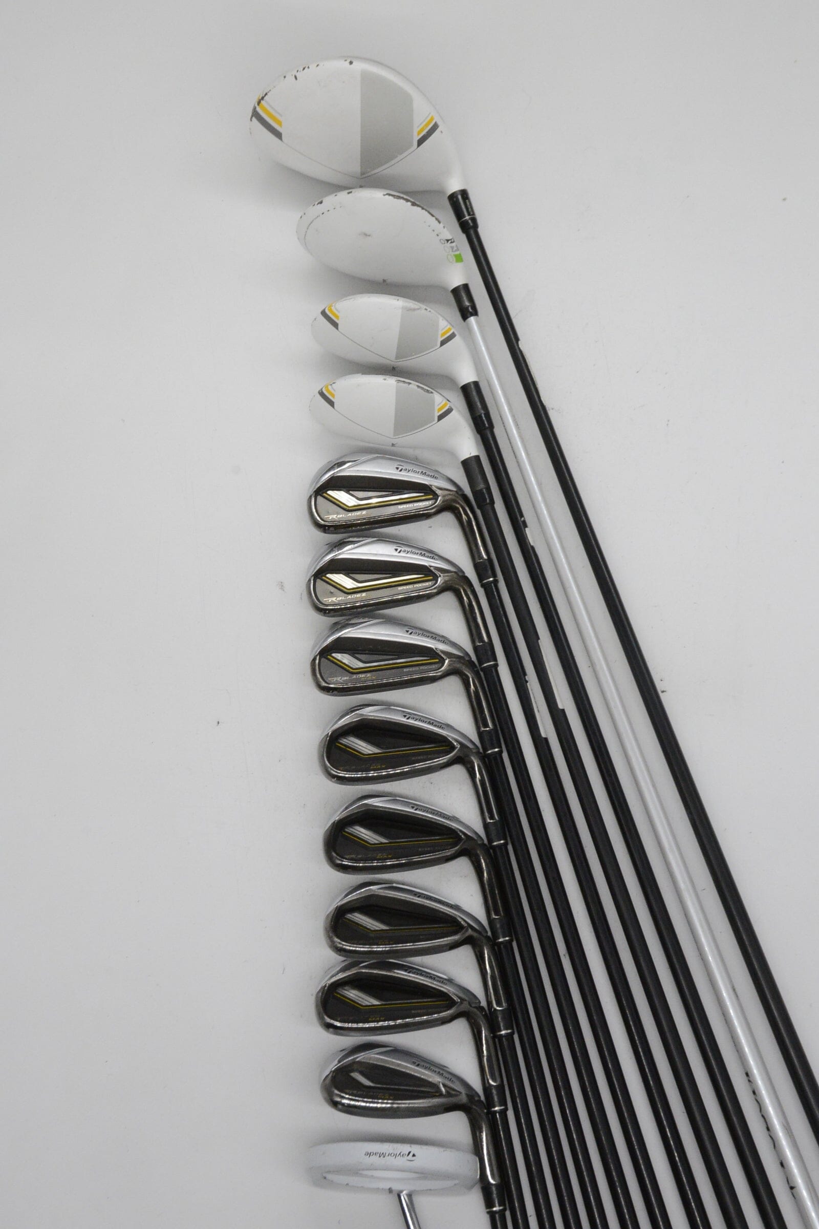 TaylorMade Rbladez Max Mixed Full Set R Flex -0.25" Golf Clubs GolfRoots 