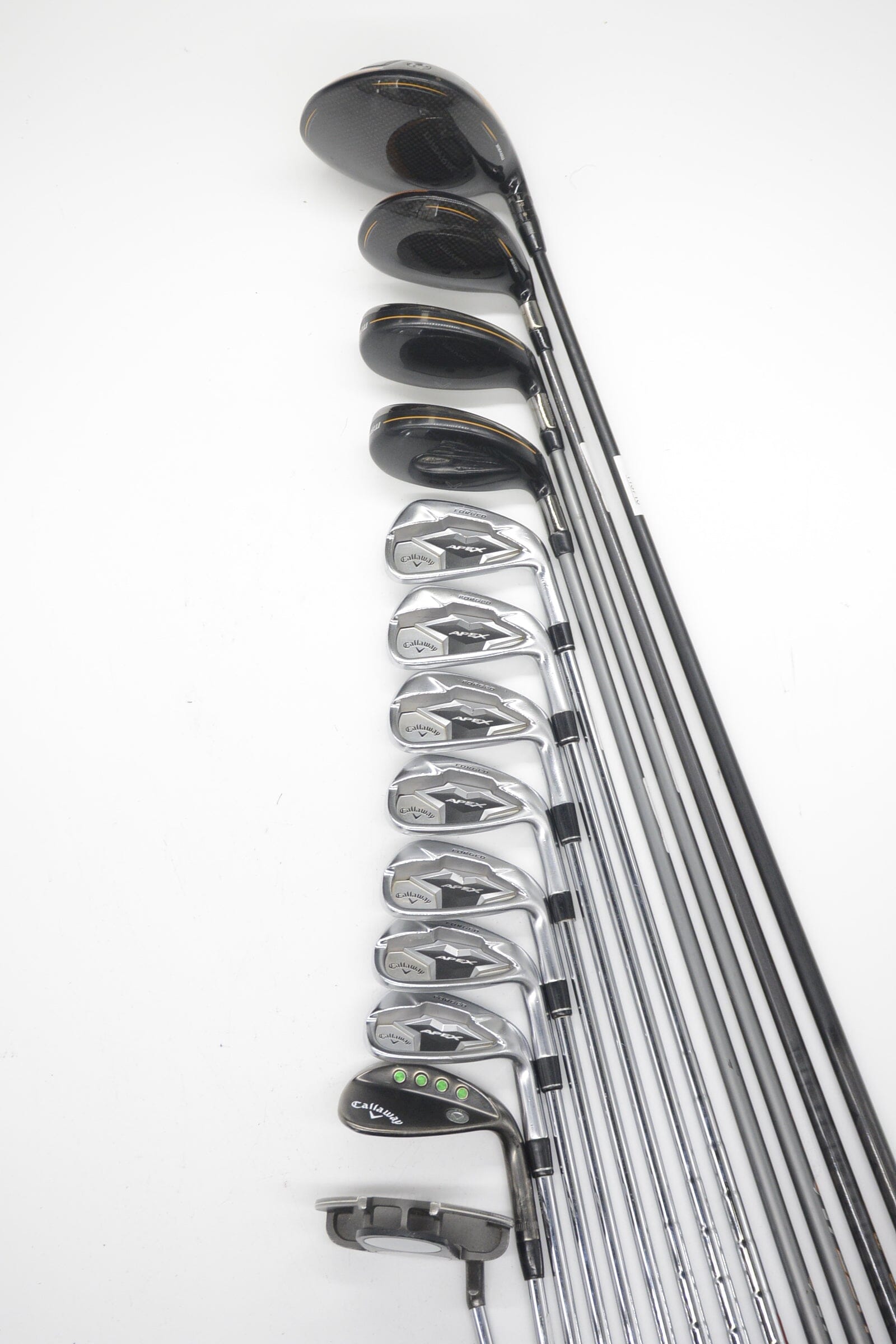 Callaway Apex 19 Mixed Full Set R Flex -0.5" Golf Clubs GolfRoots 