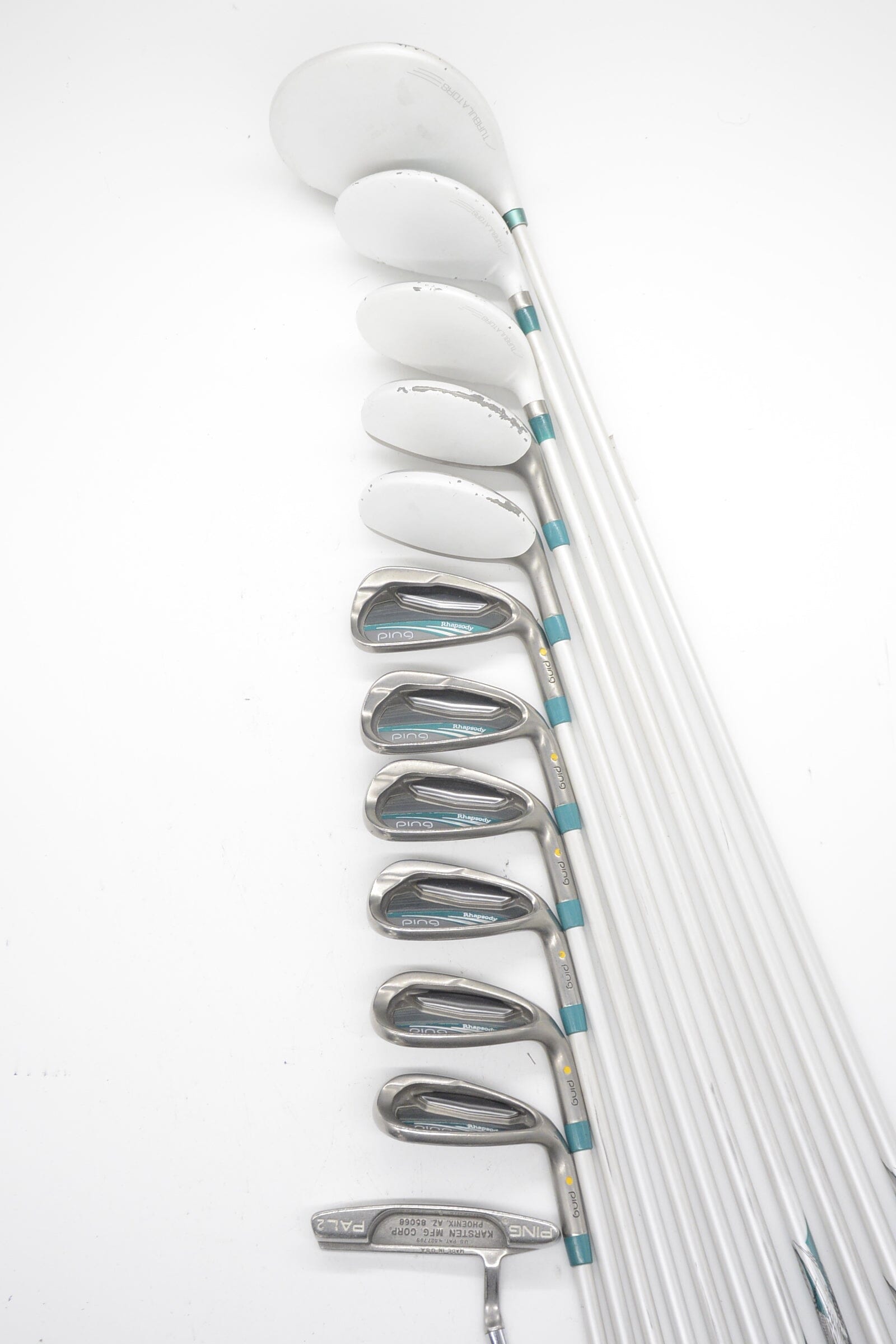 Women's Ping Rhapsody 2015 (Missing 7 Iron) Mixed Full Set W Flex +1" Golf Clubs GolfRoots 